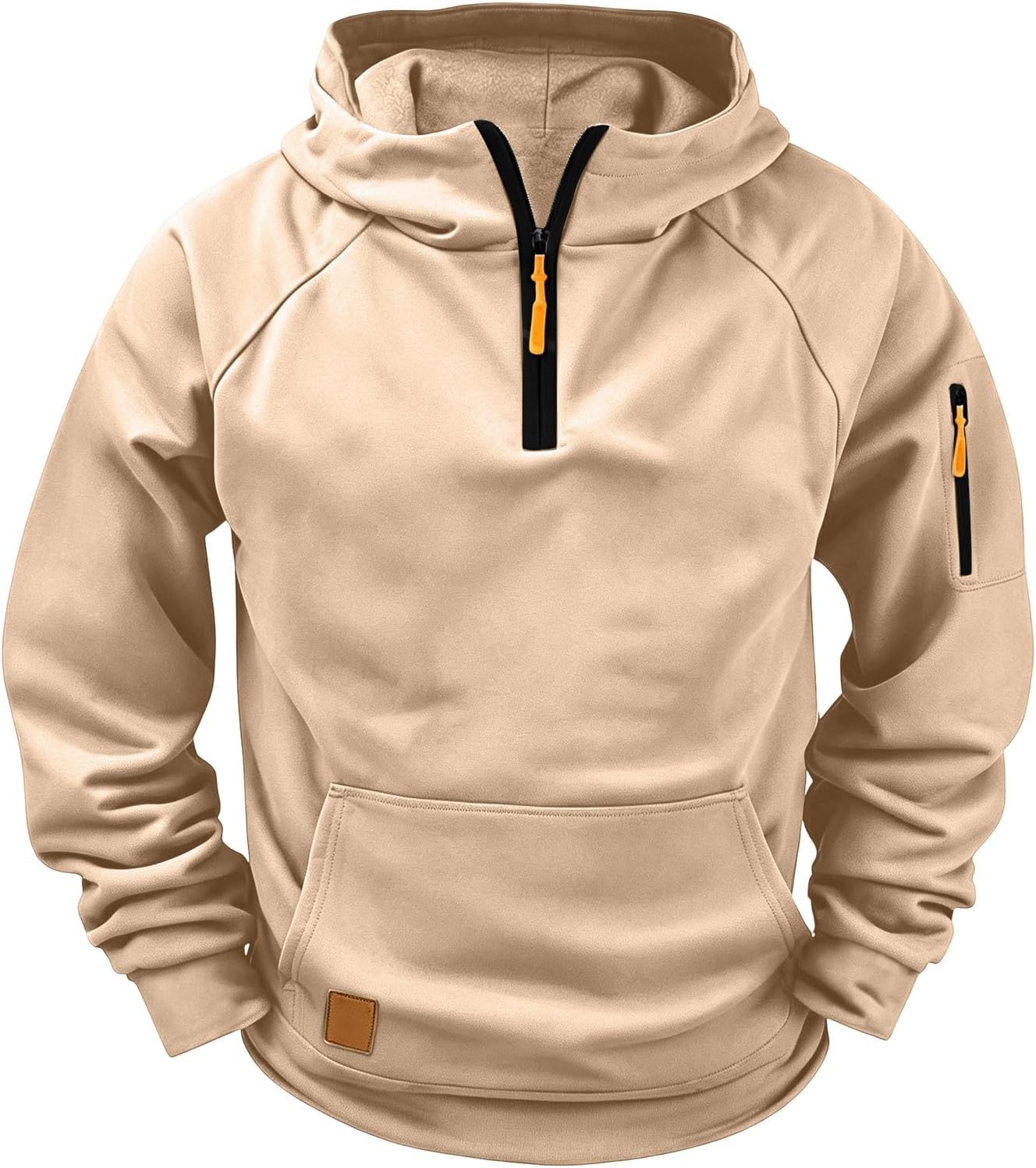 Boys Quarter Zip Sweatshirt Cargo Style Pullovers With Pocket
