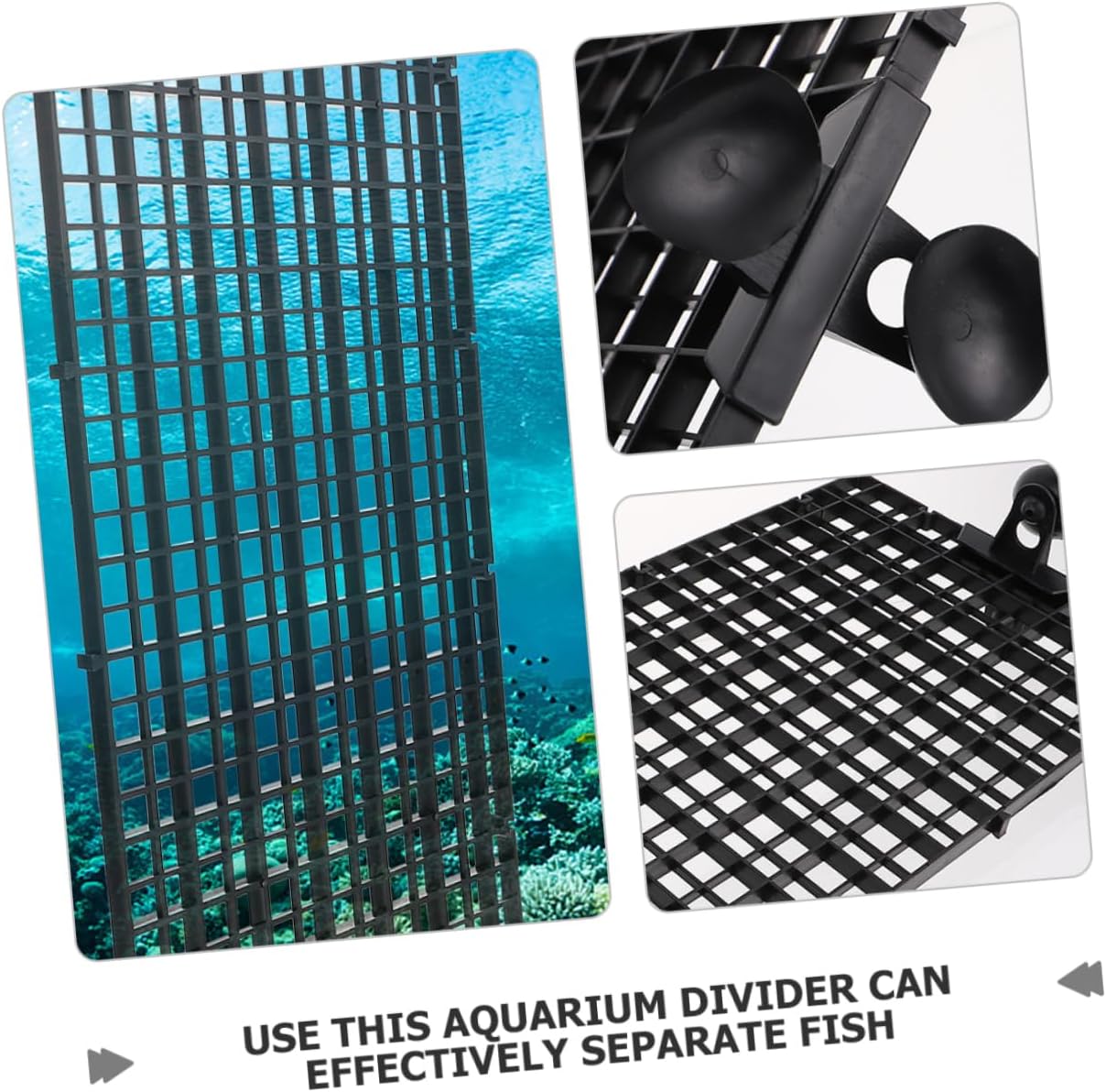 1set Aquarium Divider for Betta Fish Tank Isolation Board Cups for Separating Fish Species and Enhancing Aquatic Ecosystem