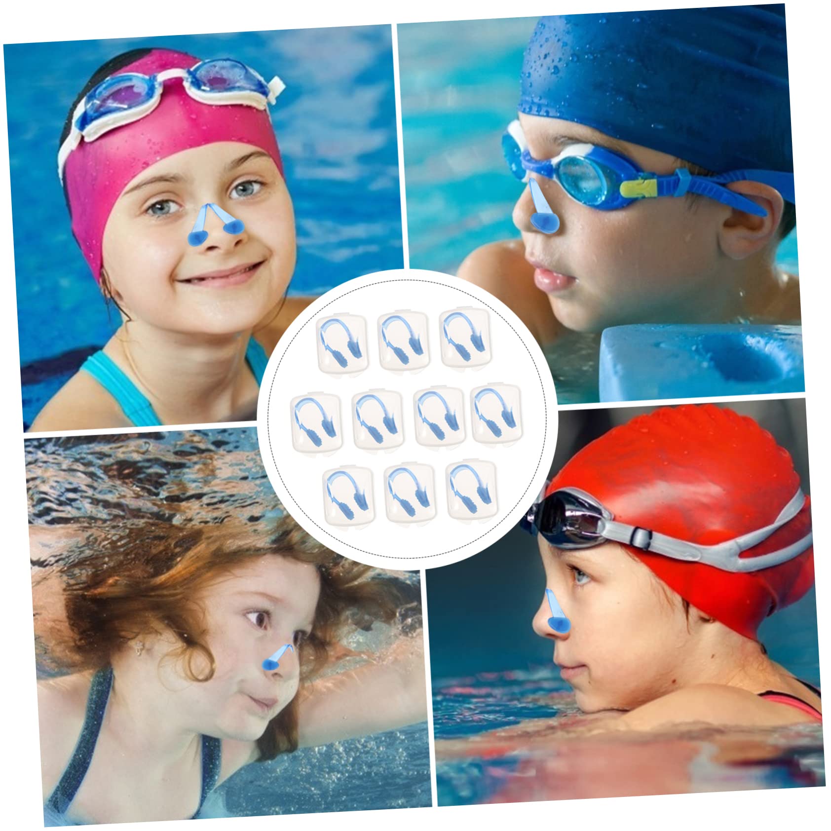 30stücke Nasenklammern Für Schwimmen Weiche Und Komfortable Schwimmhilfen Effektiver Schutz Beim Tauchen Und Schwimmen Geeignet Für Innen Und Außenaktivitäten
