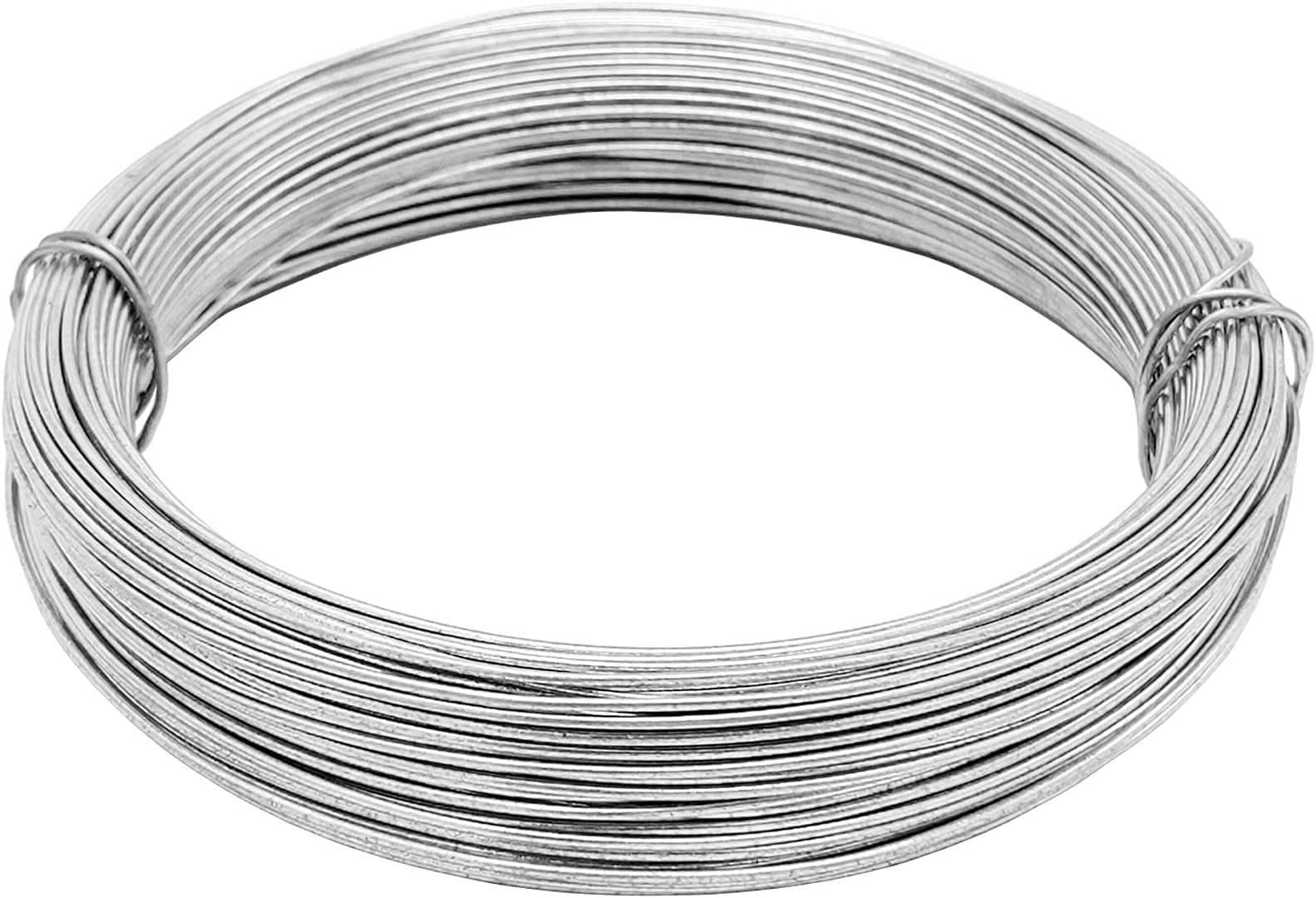 20 Gauge Hobby Wire,98ft Galvanized Solid Wire,Multi-Purpose Steel Wire Ideal for Crafts,DIY Projects,Fastening,Fixing Up Fences