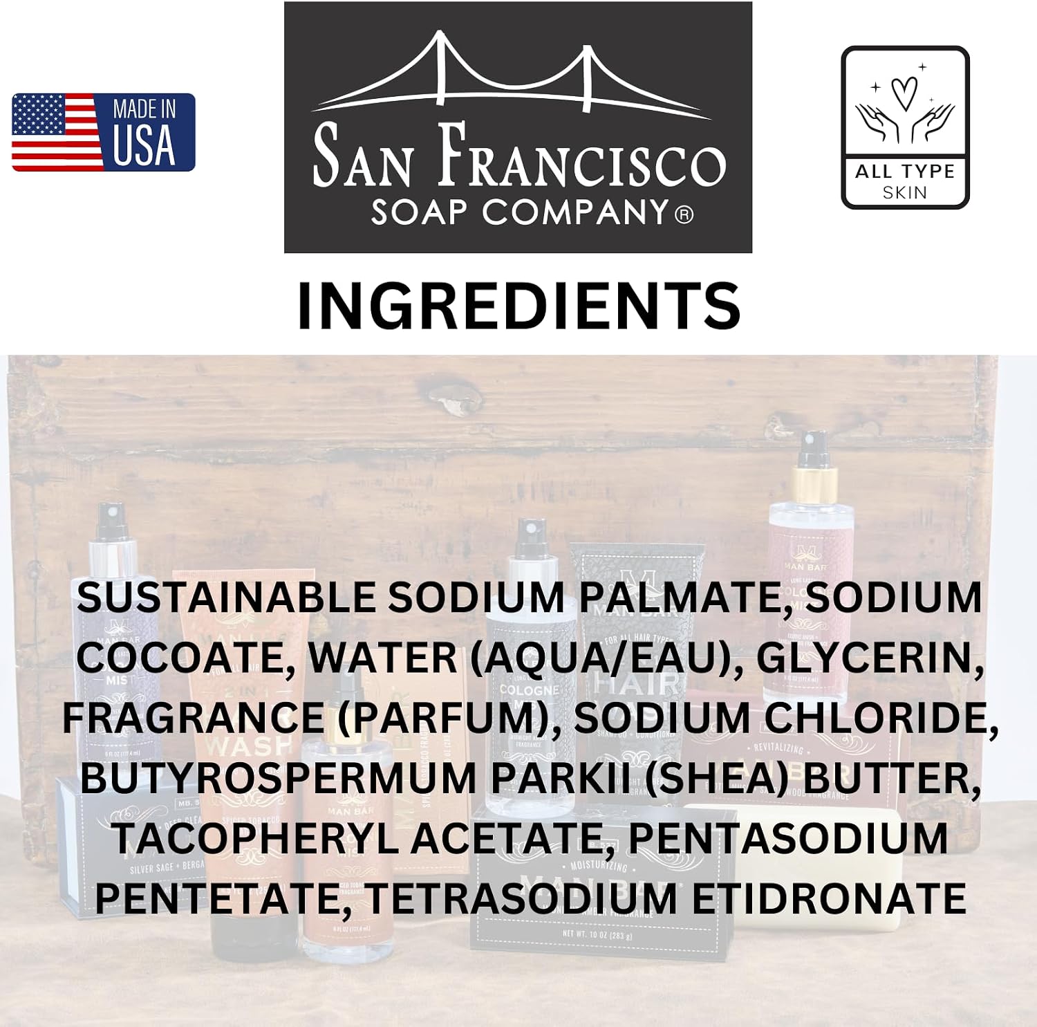 San Francisco Soap Company Btch Bar + Body Lotion Bundle – Brazilian Sun & Vanilla Salt – Made in the USA image 4