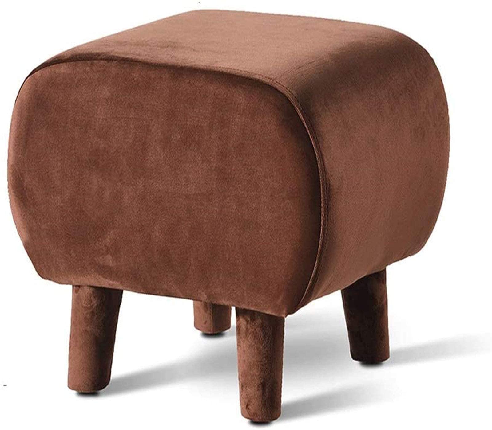 Banc à chaussures en velours compact pour optimiser votre entrée