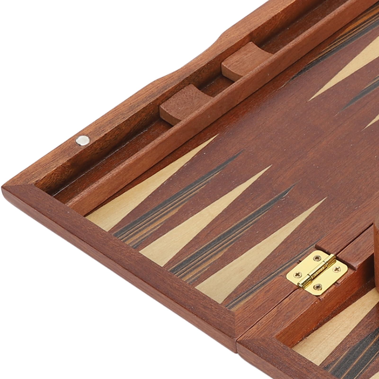 aqxreight Juego de Tablero de Ajedrez Profesional de Madera de Nogal: Tablero de Ajedrez Portátil Plegable con Piezas Hechas a Mano para Adultos y Niños, y Diseño Moderno