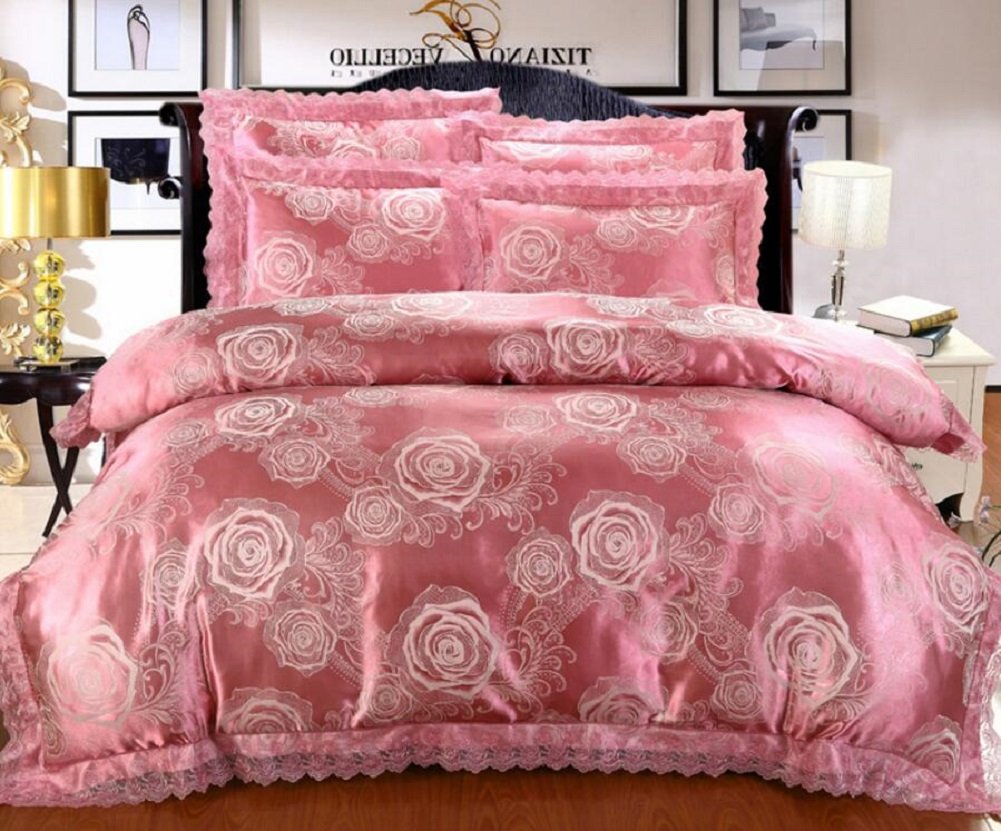 2017 new modl jcqurd home four sets of double Europen simple bed pckge,G