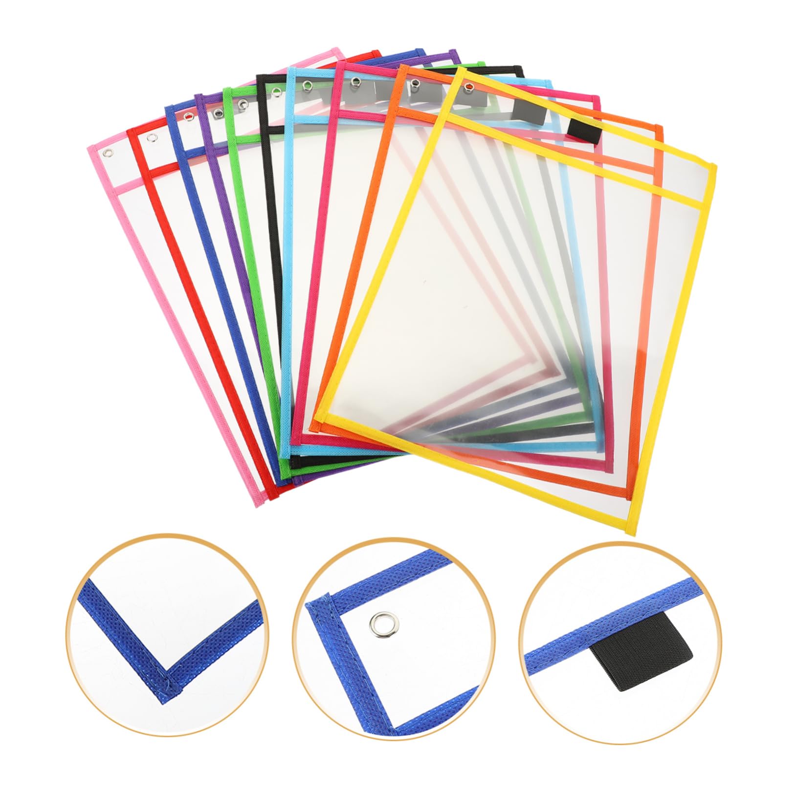 Festa Scuola Decor Cartelline Portadocumenti Pvc 10pezzi File Pocket