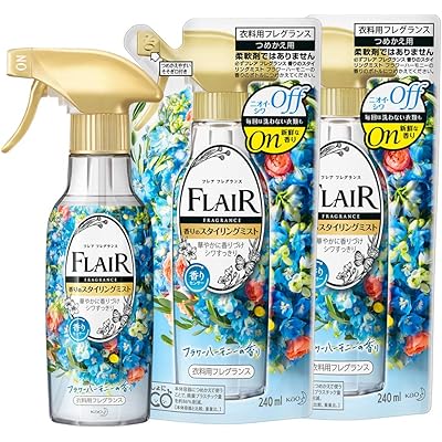 16日まで 花王 フレアフレグランスミスト フラワー ハーモニー 本体270ml つめかえ240ml 2個 税込714円ほか バカヤス