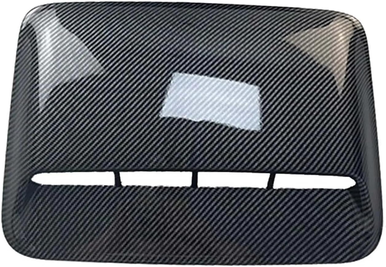 Hood Scoop Vent Cover Car Hood Vent Compatible with Car Modification Sturdy(Carbon Fiber Pattern)