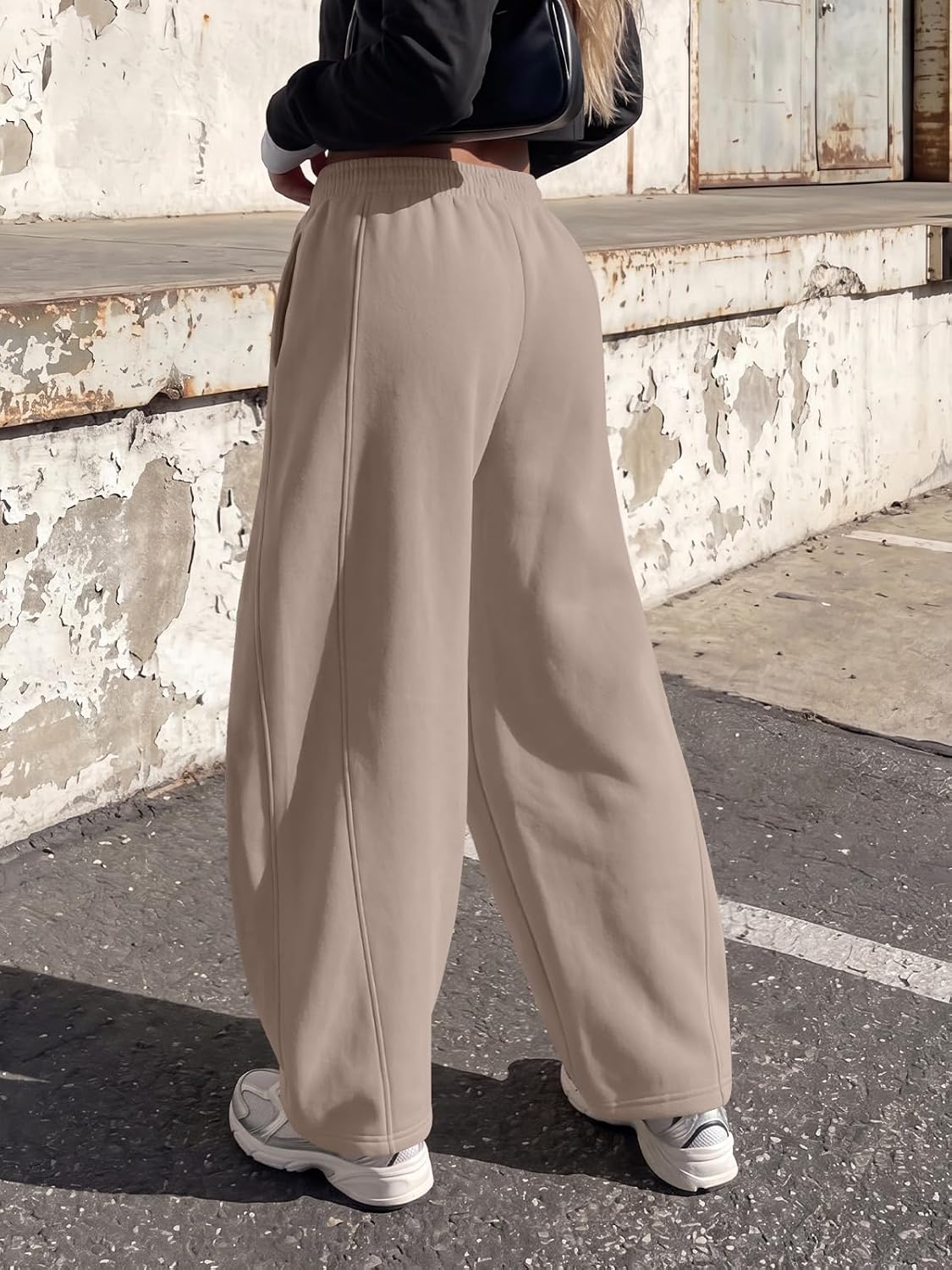  Barrel Sweatpants Women Wide Leg Fleece Pants thumbnail