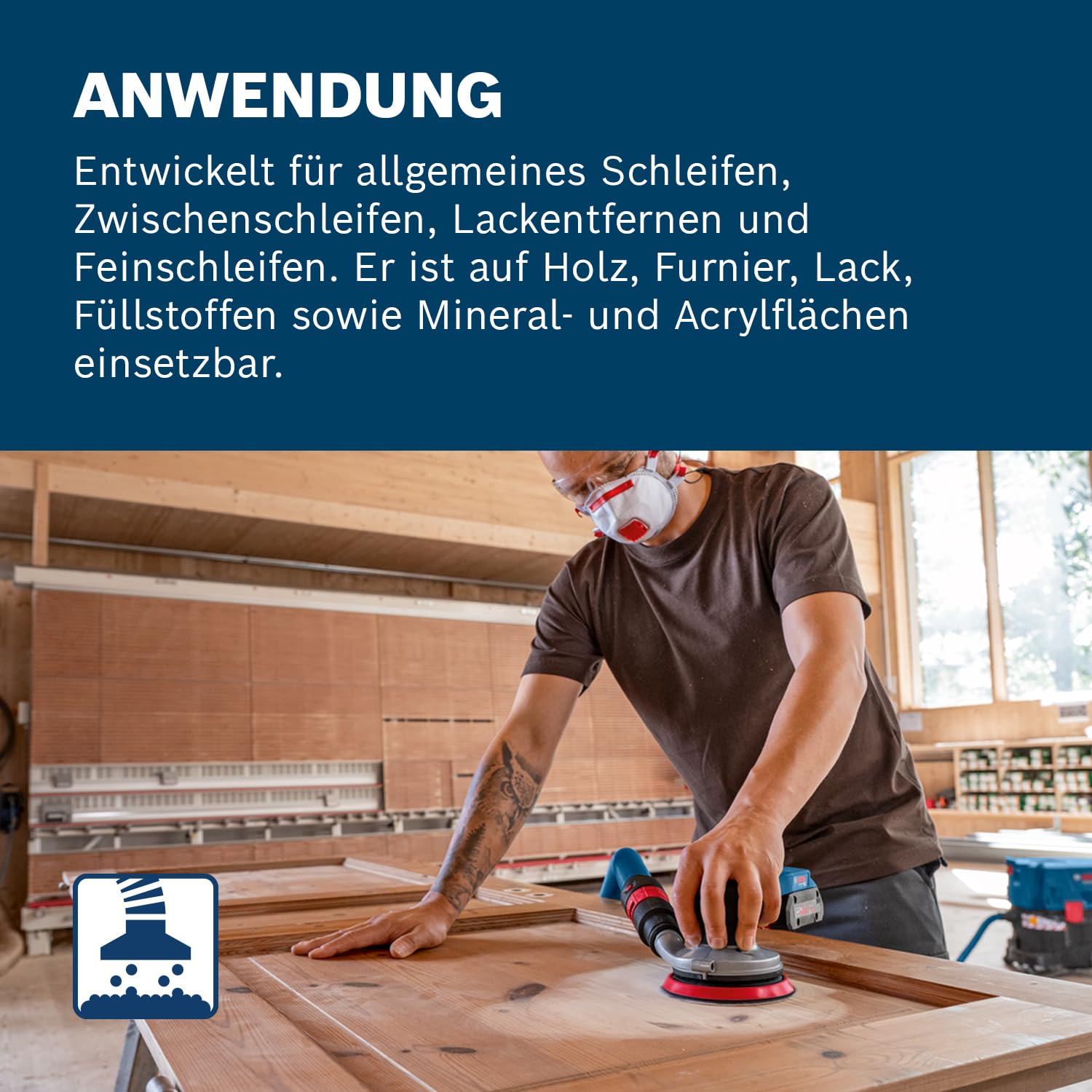 Bosch Professional GEX 18V-125 Akku Exzenterschleifer 125mm 18V System