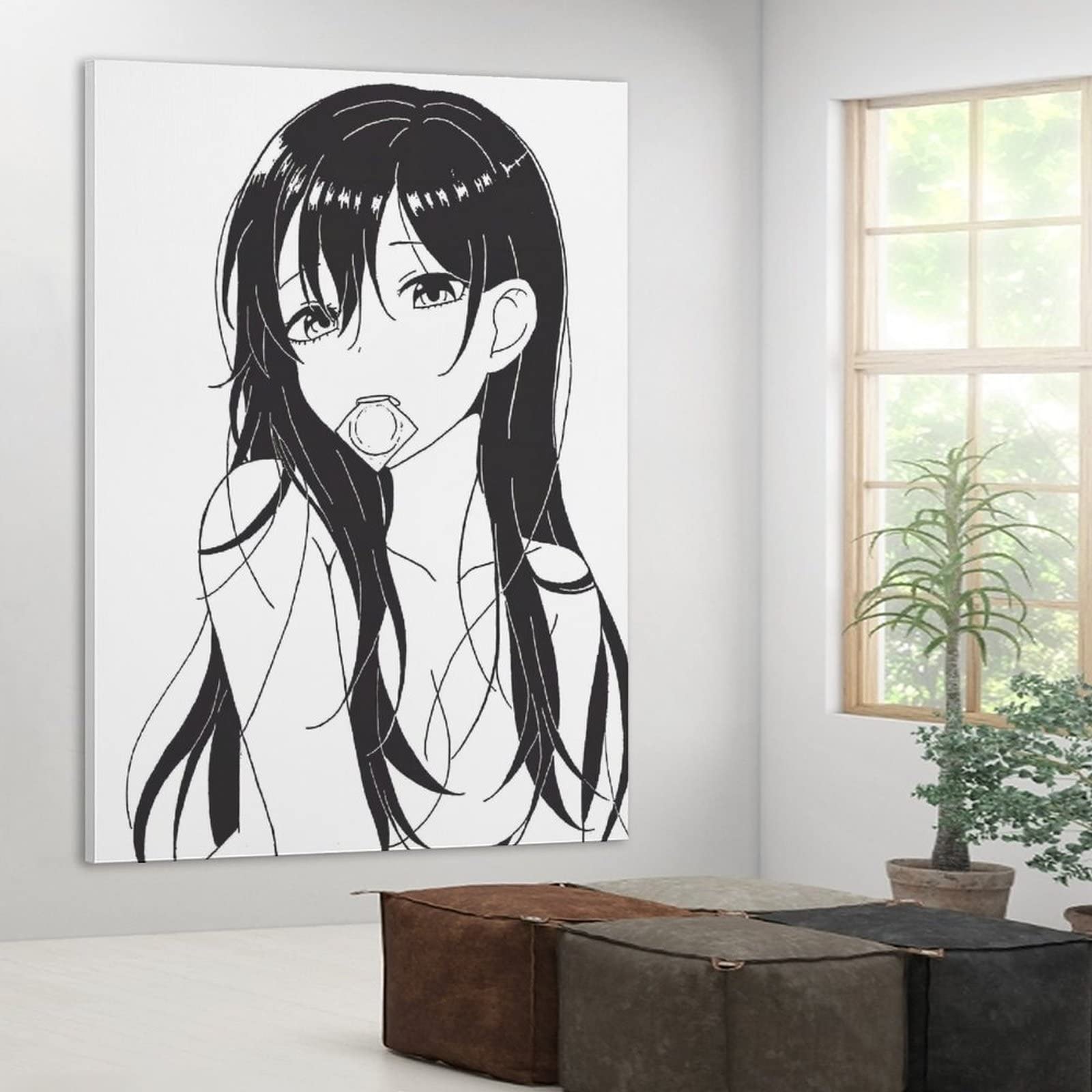 Anime Leinwand Poster Demon Hunter - Wanddekoration 20x30 Zoll