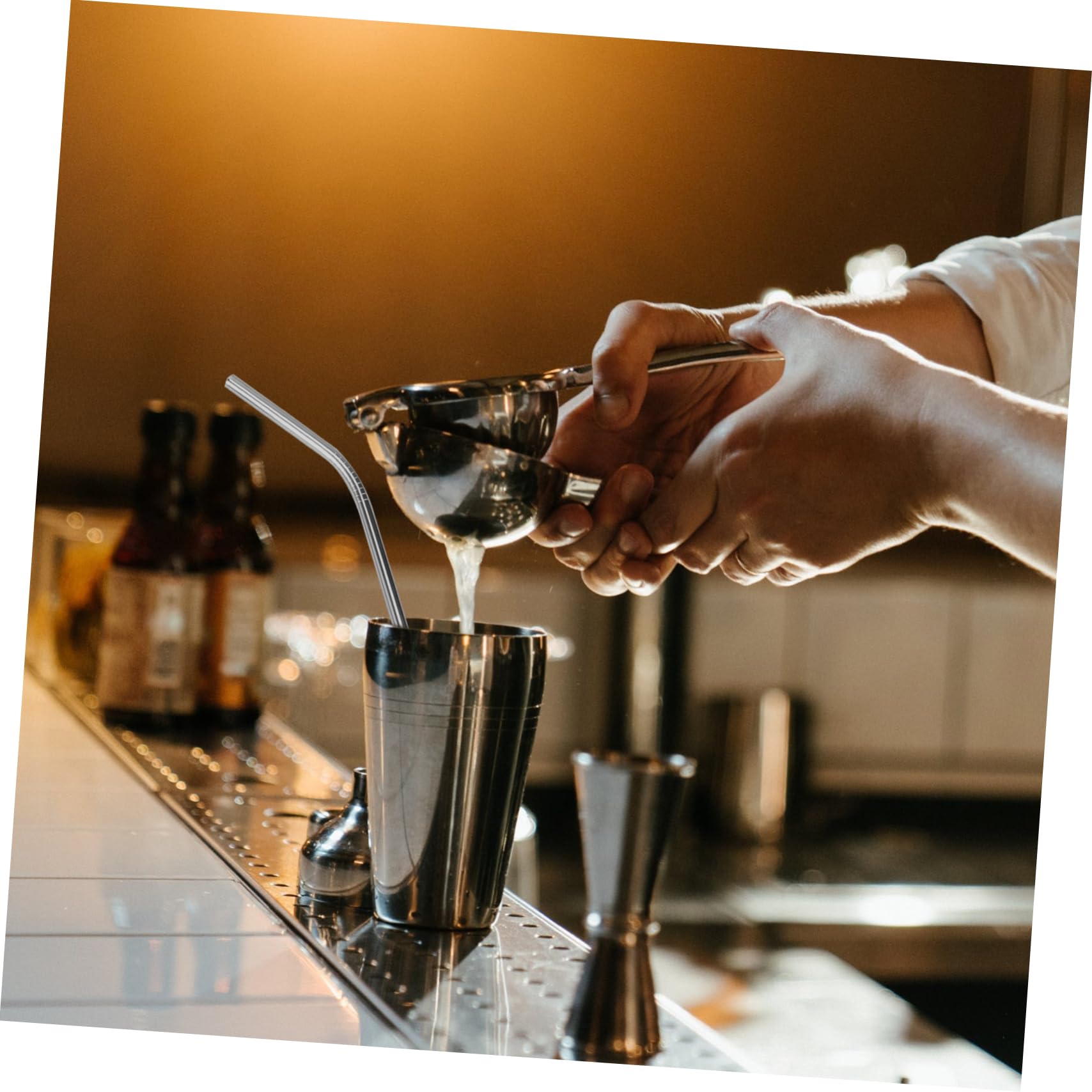 ABOOFAN 22piezas Coctelera Para Cócteles Vaso Medidor y Suministros Para Barman Equipo De Incluyendo Coctelera Herramienta Para Cócteles