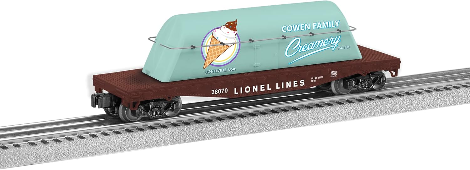 Lionelville Milk Container Car with Plastic Milk Container