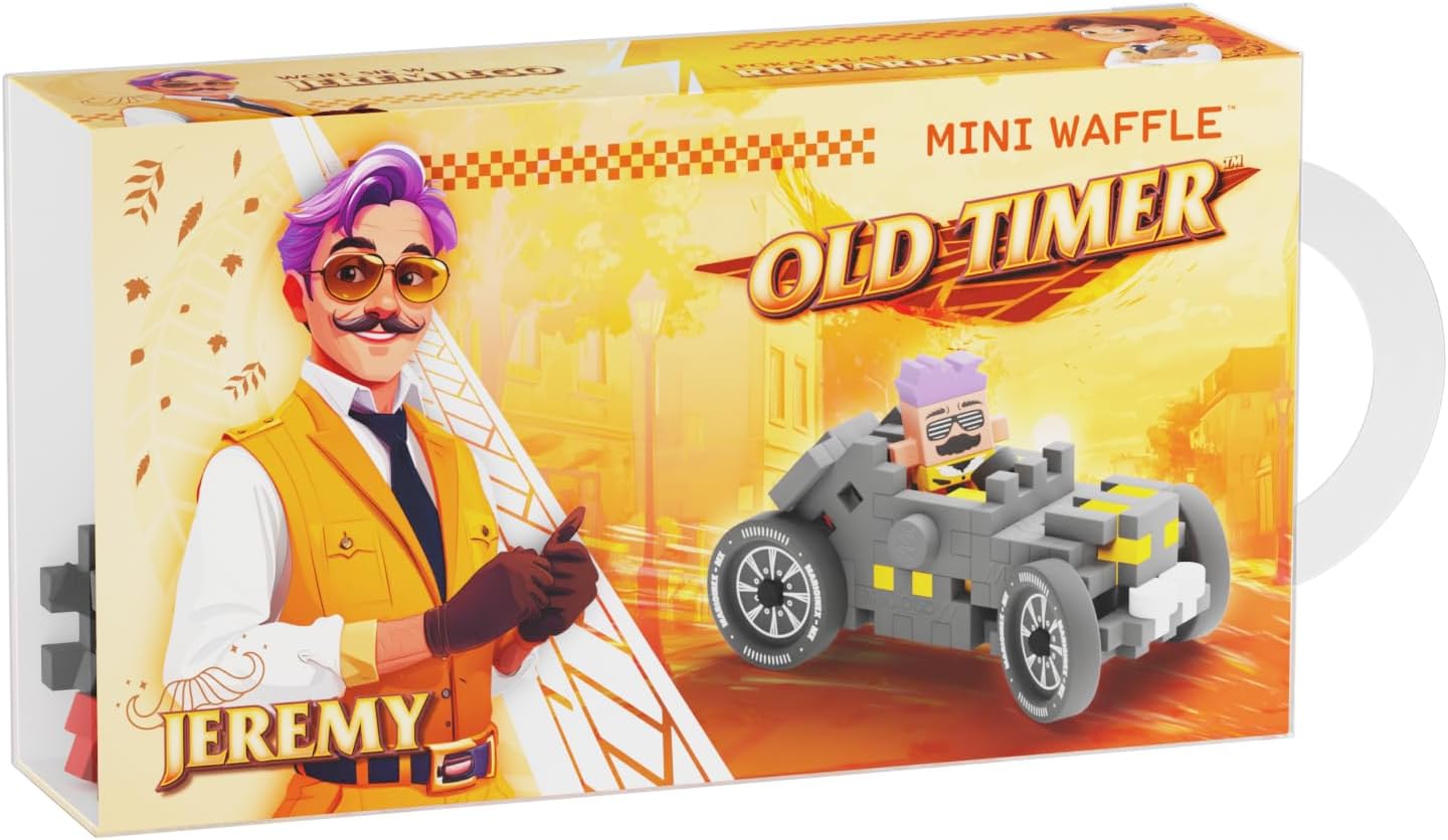 MINI WAFFLE CARS - GREY OLD-TIMER 50 ELEMENT