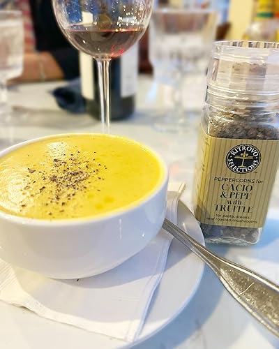 Miniatura 3 de Ritrovo Selections Mezcla de granos de pimienta con trufa negra en molinillo, tarro de 2.3 onzas