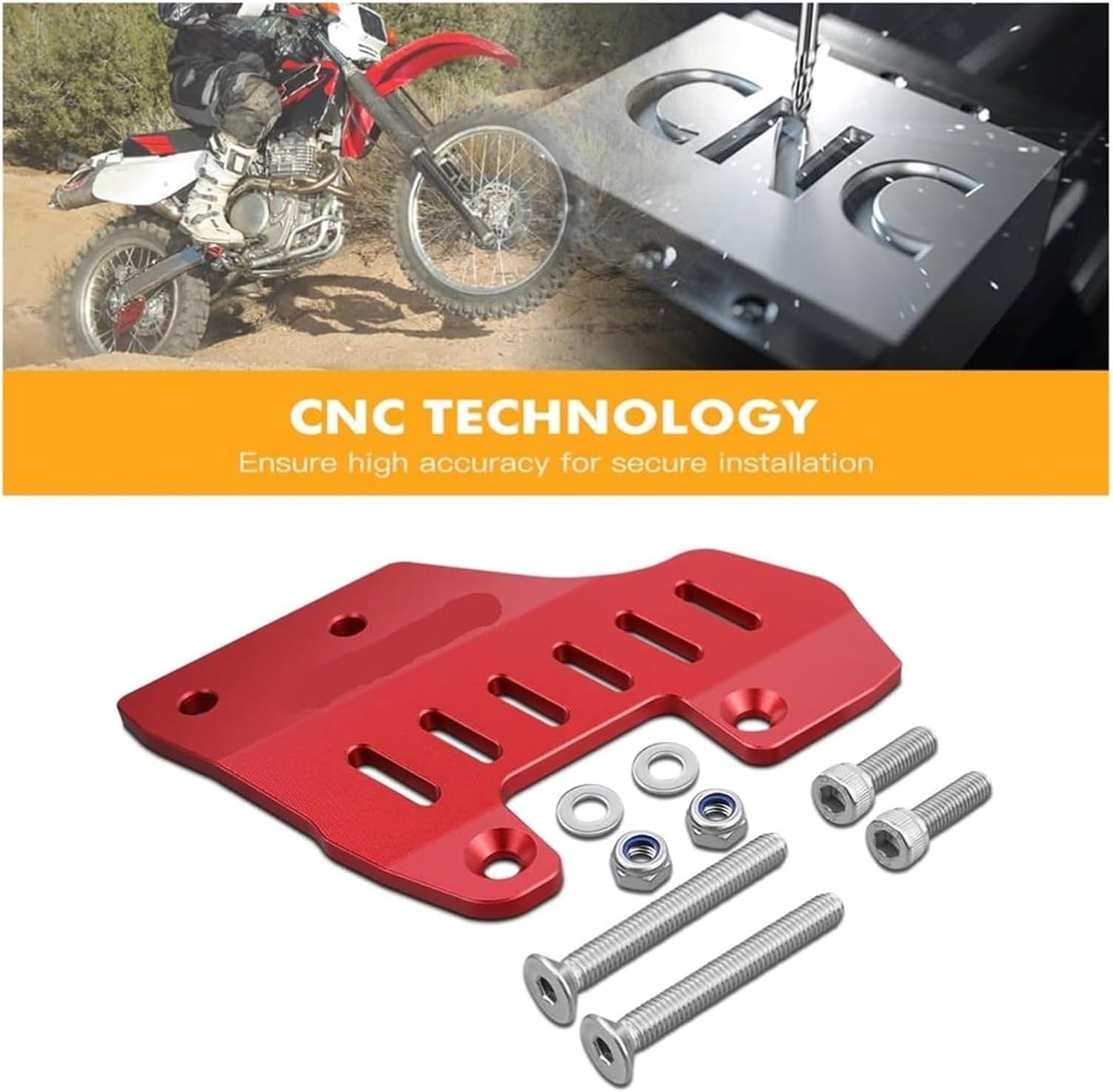 Motorcycle Chain Guide Strengthener Protector for Xr650L Xr 650L 1993-2023 2024 Billet Aluminum Chain Guard Sprocket Cover