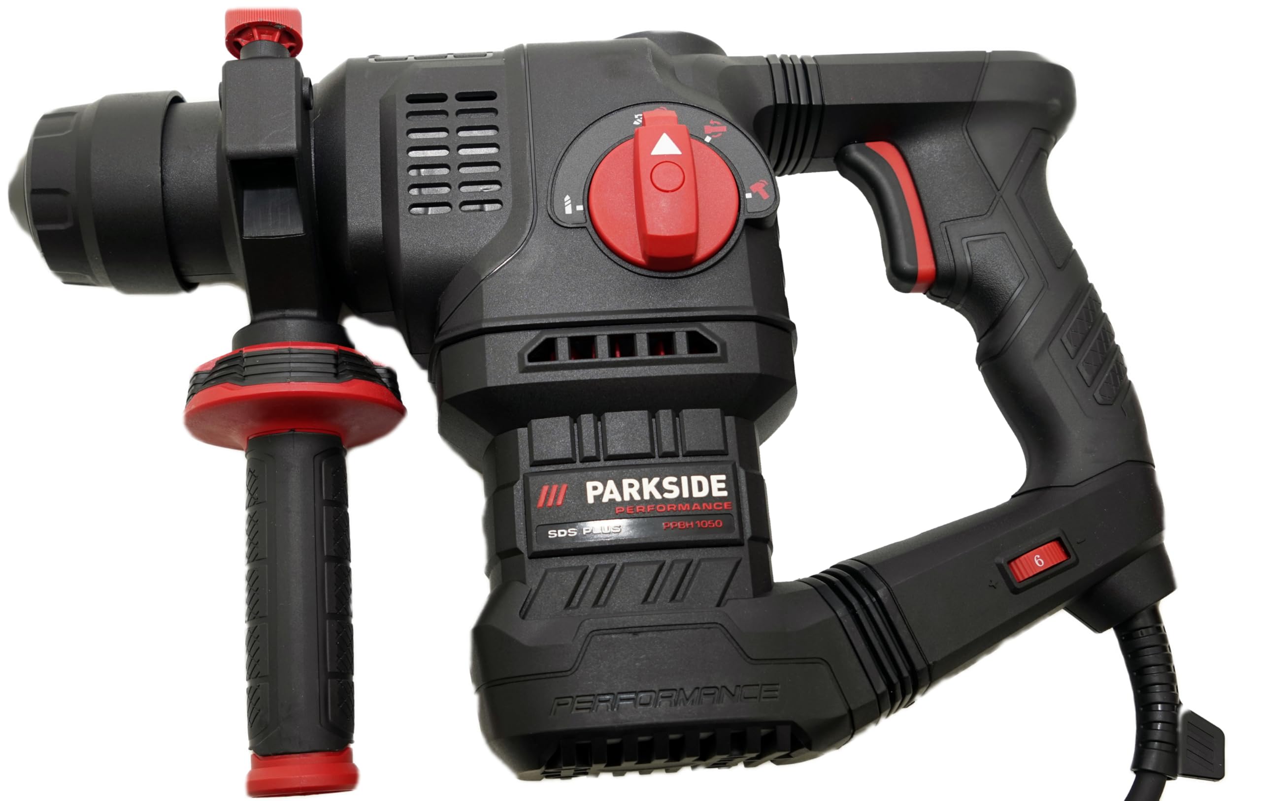 Offerta HEADNMORE per PARKSIDE PERFORMANCE® PPBH 1050 Martello Perforatore SDS-Plus 1050 W, 4,1 J, trapano tassellatore per calcestruzzo in valigetta con portachiavi e matita da carpentiere HEADNMORE®
