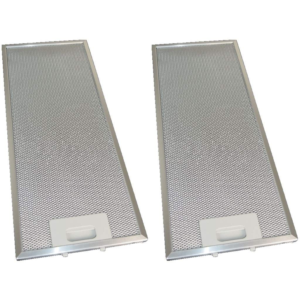Ufixt Passend für 2 x Universal-Metall-Fettfilter für Dunstabzugshaube, 185 mm x 465 mm