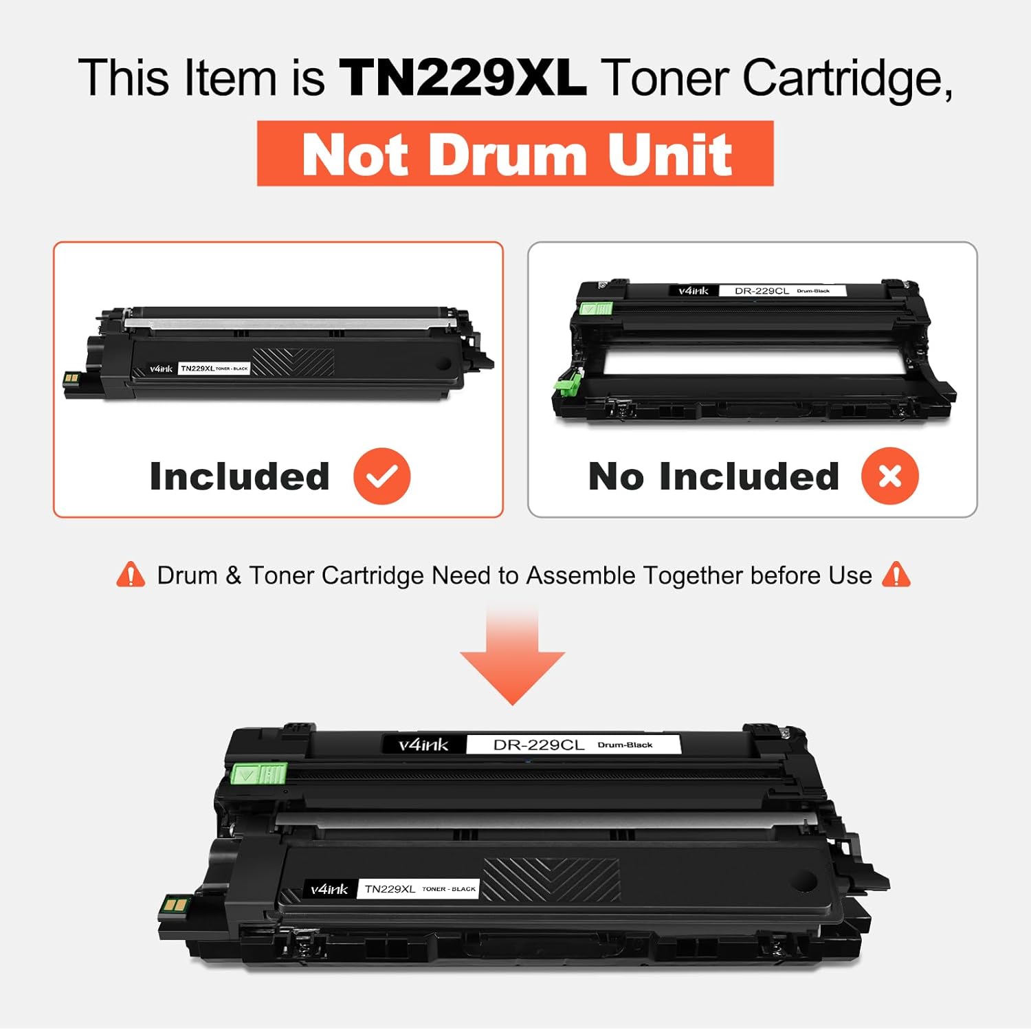 TN229XL TN229 XL Black Toner Cartridge Compatible Replacement for Brother TN229XL TN-229XL to use with MFC-L3780CDW MFC-L3720CDW HL-L3280CDW HL-L3220CDW MFC-L3765CDW L3300CDW L3295CDW Printer, 2-Pack