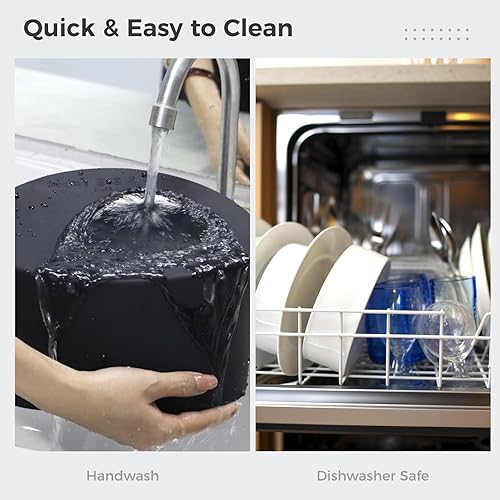 Miniatura 6 de Revestimientos de silicona para olla de cocción lenta, revestimiento reutilizable para ollas de cocción lenta ovaladas de 7 a 8 cuartos de galón,