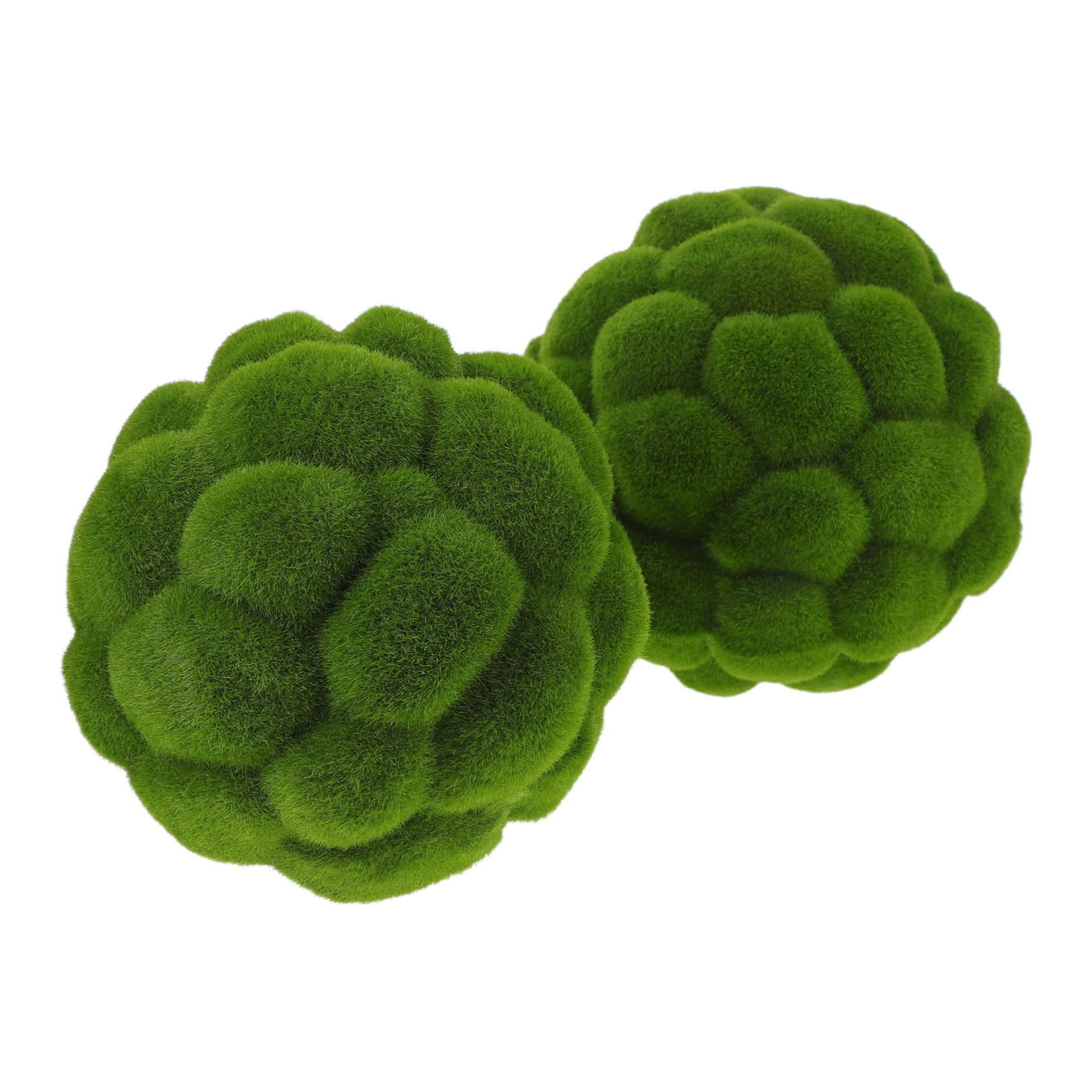 Cabilock 2pcs Decorative Faux Balls Realistic Artificial Topiary for Garden Decoration Weddings Parties DIY Landscaping