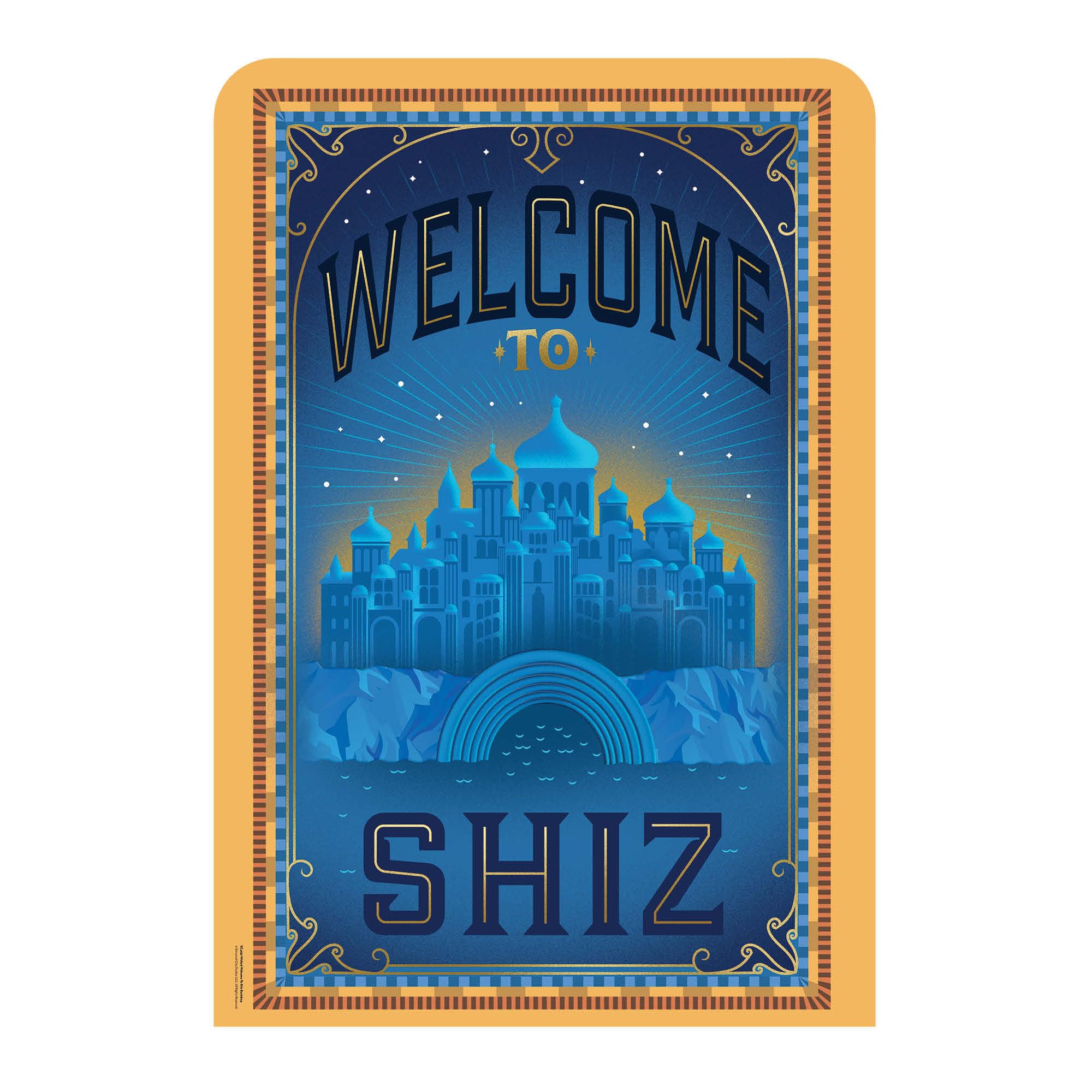 Star Cutouts SC4657 Wicked Welcome To Shiz University – 133cm Backdrop Sailboard Cardboard Cutout | Wicked Party, Birthday & Room Décor