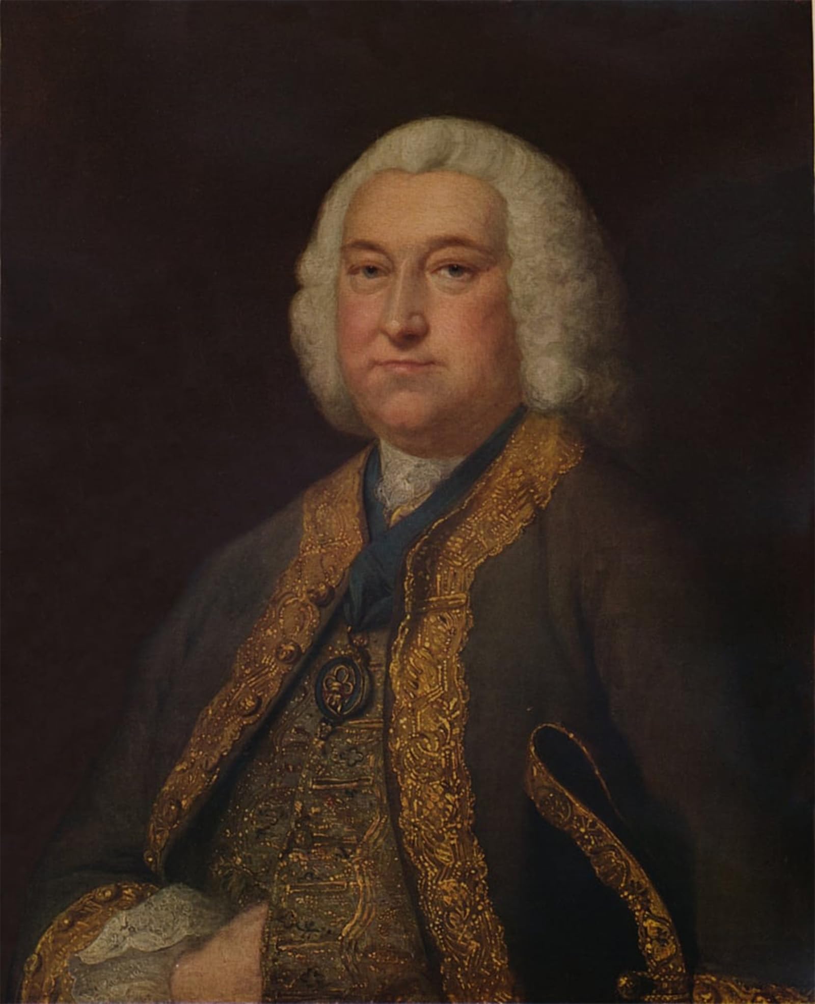 Artxlxxbn No Frame Famous Painting Canvas Artwork Graffiti Print Sir Henry Bellenden By Hudson Portrait Canvas Image For Home Decor 60X90cm