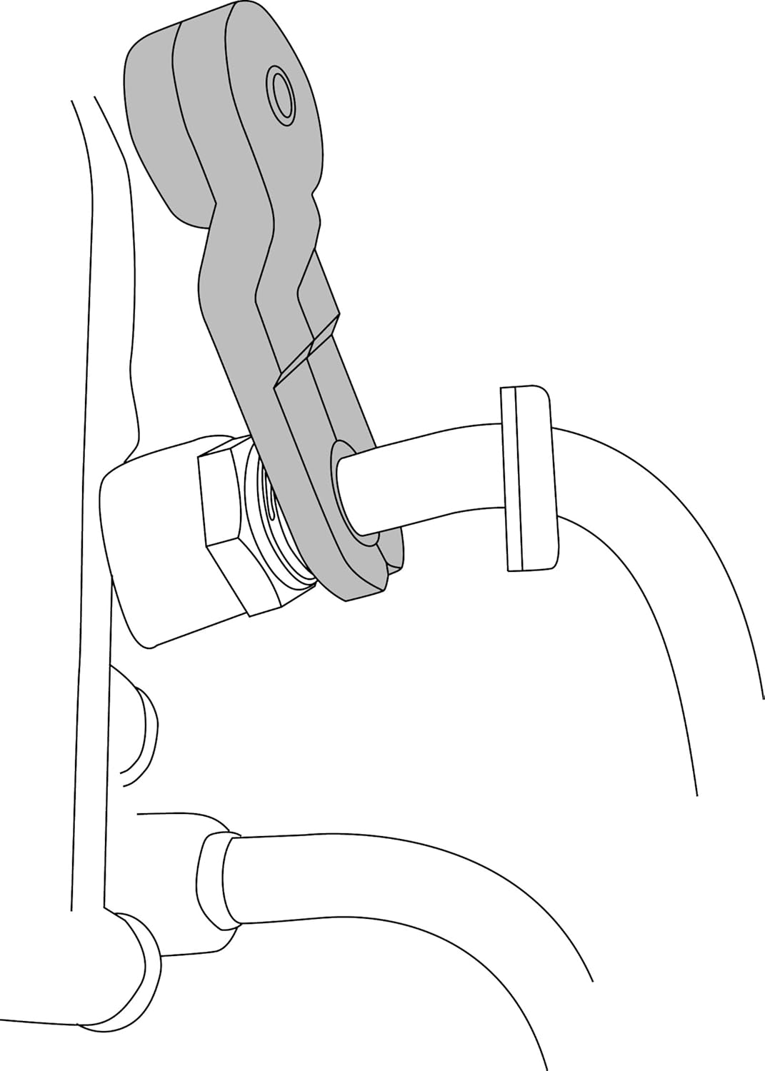 Lisle 22930 3/8" Low Profile Disconnect