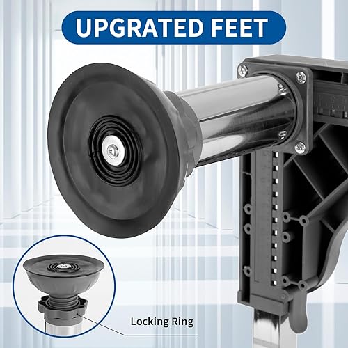 Miniatura 3 de WBD WEIBIDA - Mini soporte para refrigerador de 7 a 8.4 pulgadas, pedestal universal para lavadora y secadora, soporte ajustable para refrigerador