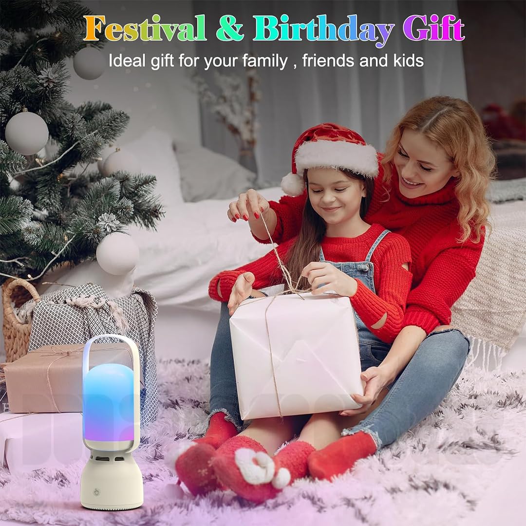 Marrone RGB Light Speaker Handheld Camping Electronics Bluetooth Speaker, Bluetooth Speaker Event Speaker Customization, Wireless Speakers Outdoor Portable 3