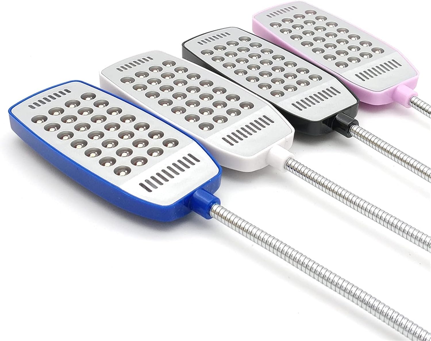 28 LEDs Super Bright Book Light DC5V USB Reading Night Lights Flexible Table Lamp for Power Bank Laptop Notebook PC Computer(Blue)