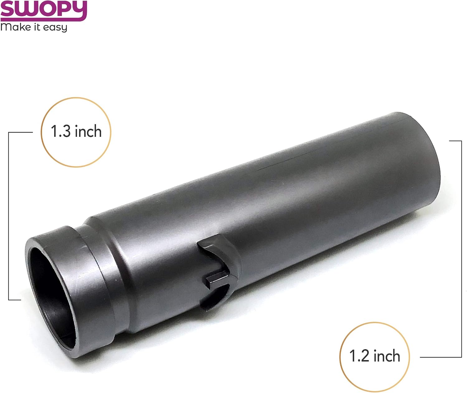 Skyline Gadgets Universal Vacuum Attachment Tool, Tiny Tubes Cleaner, Dusty Brush, Flexible Suction, Dirt Sweeper, Dust Cleaning Great for Car/Pets/Keyboards/Air Vent/Drawers Dust Daddy (for Dyson)