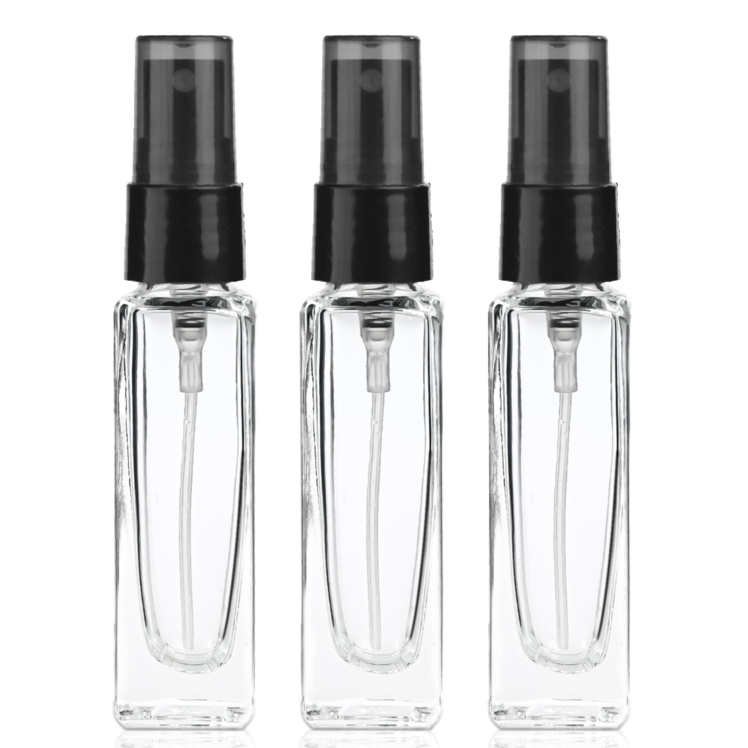 8 ml Clear Glass Perfume Bottle With Spray For Perfume Essential Oils Aromatic Water Refillable | Reusable (3)