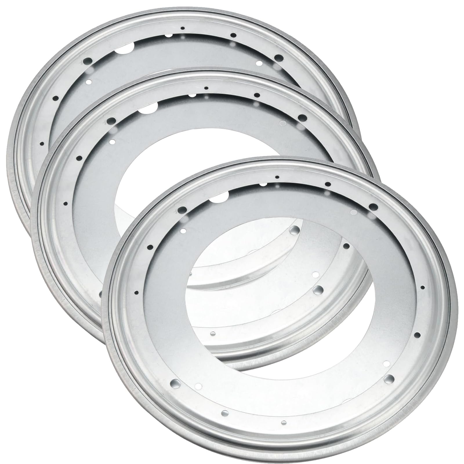 3 piezas de accesorios Lazy Susan de 12 pulgadas, placa giratoria de 360 grados, base giratoria redonda giratoria para mesa giratoria, funda de libros, bandeja de servir, capacidad de carga de
