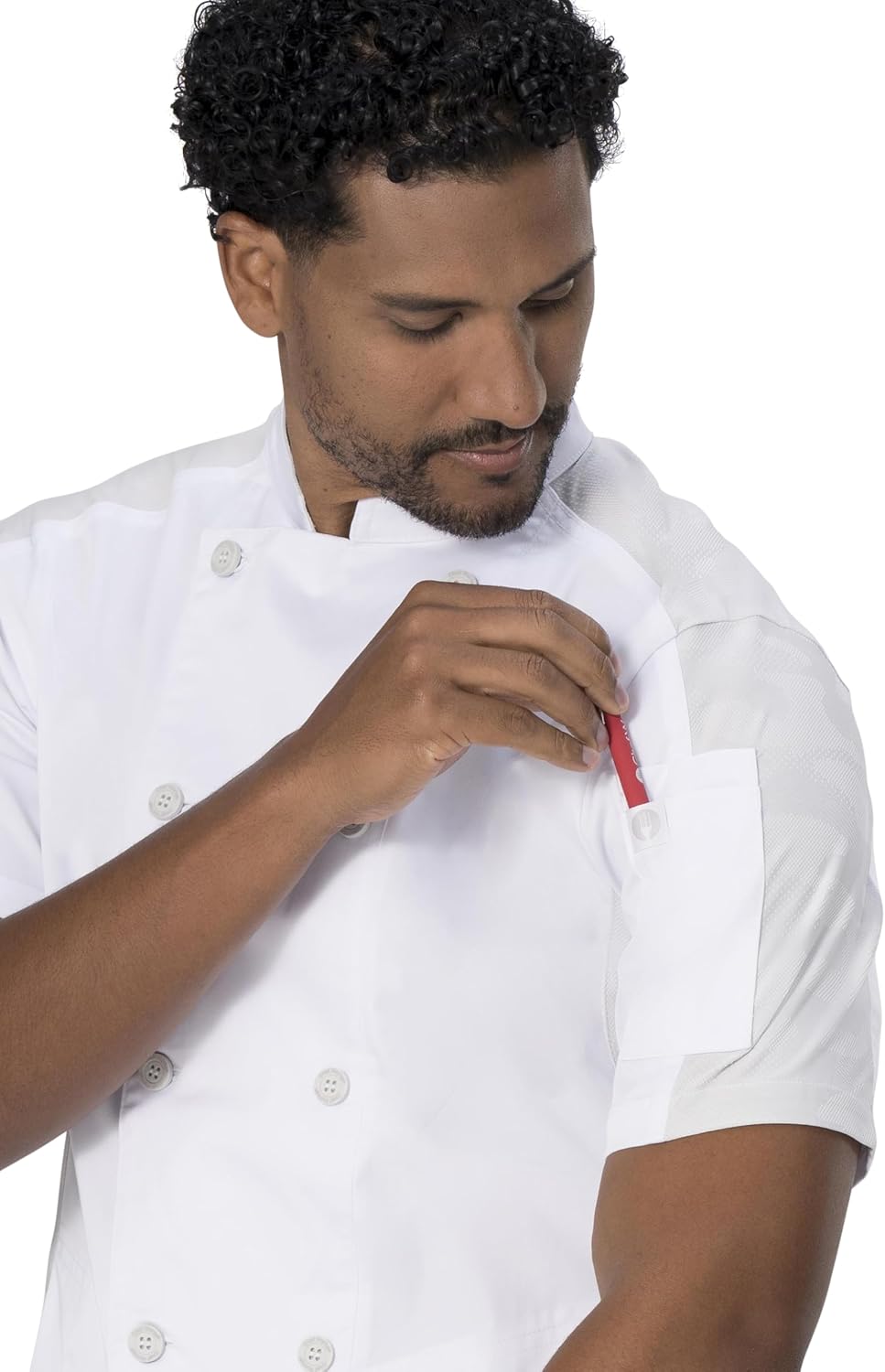 Chef Works Men's Mojave Short Sleeve Chef Coat - Image 4