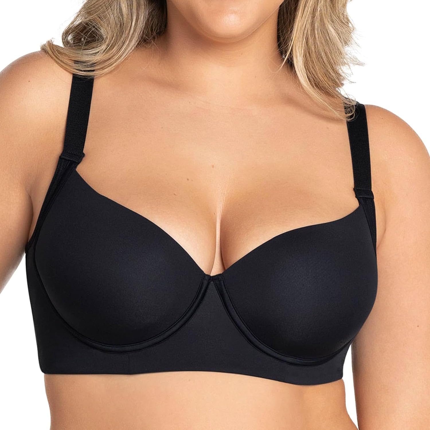 Back Smoothing Bras for Women Full Coverage Bra - Underwire Bras for Women Everyday Bra
