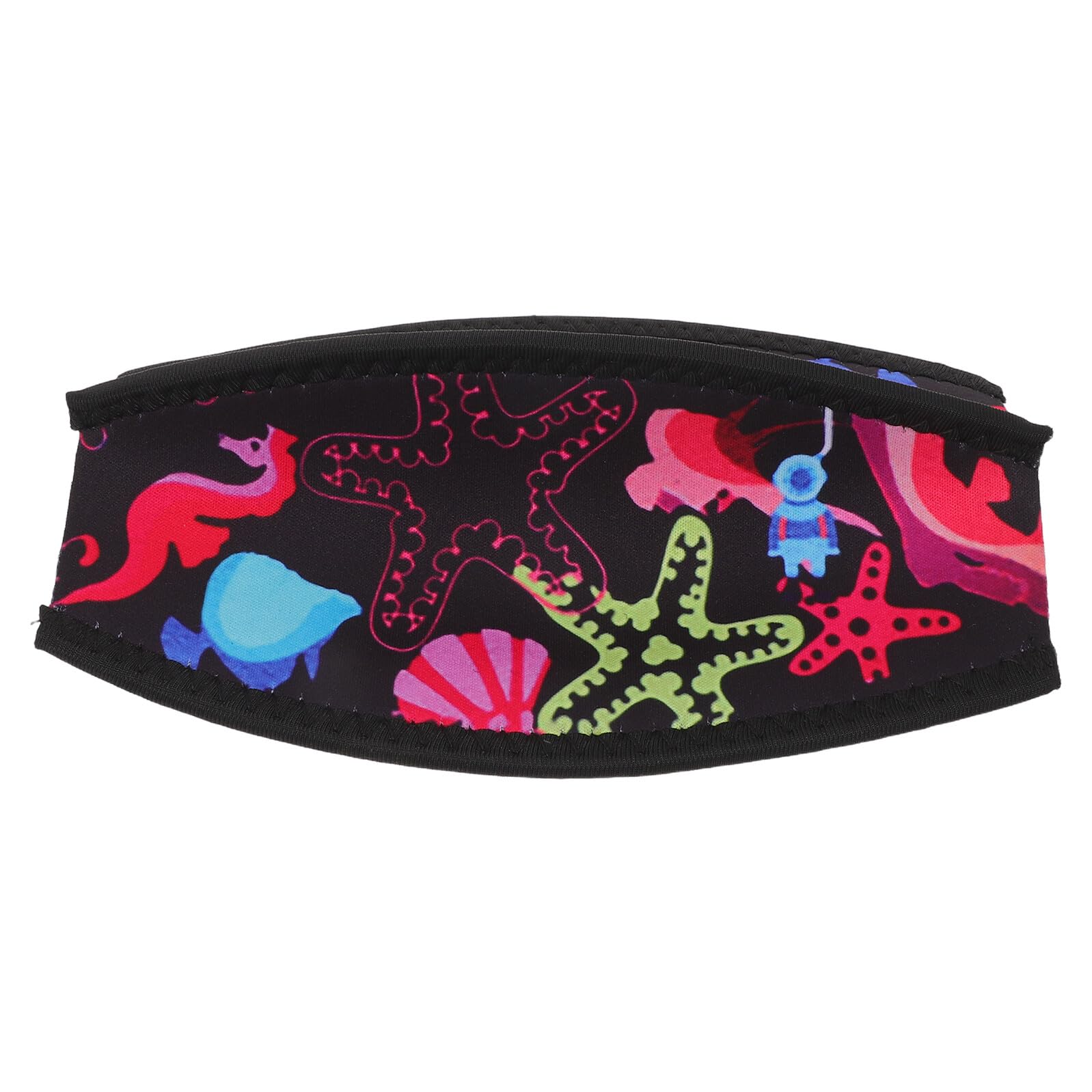 Neoprene Diving Mask Strap Cover with Hair, Elastic Waterproof Snorkeling Goggles Replacement Strap for Men and Women, Suitable for Swimming and Water Sports