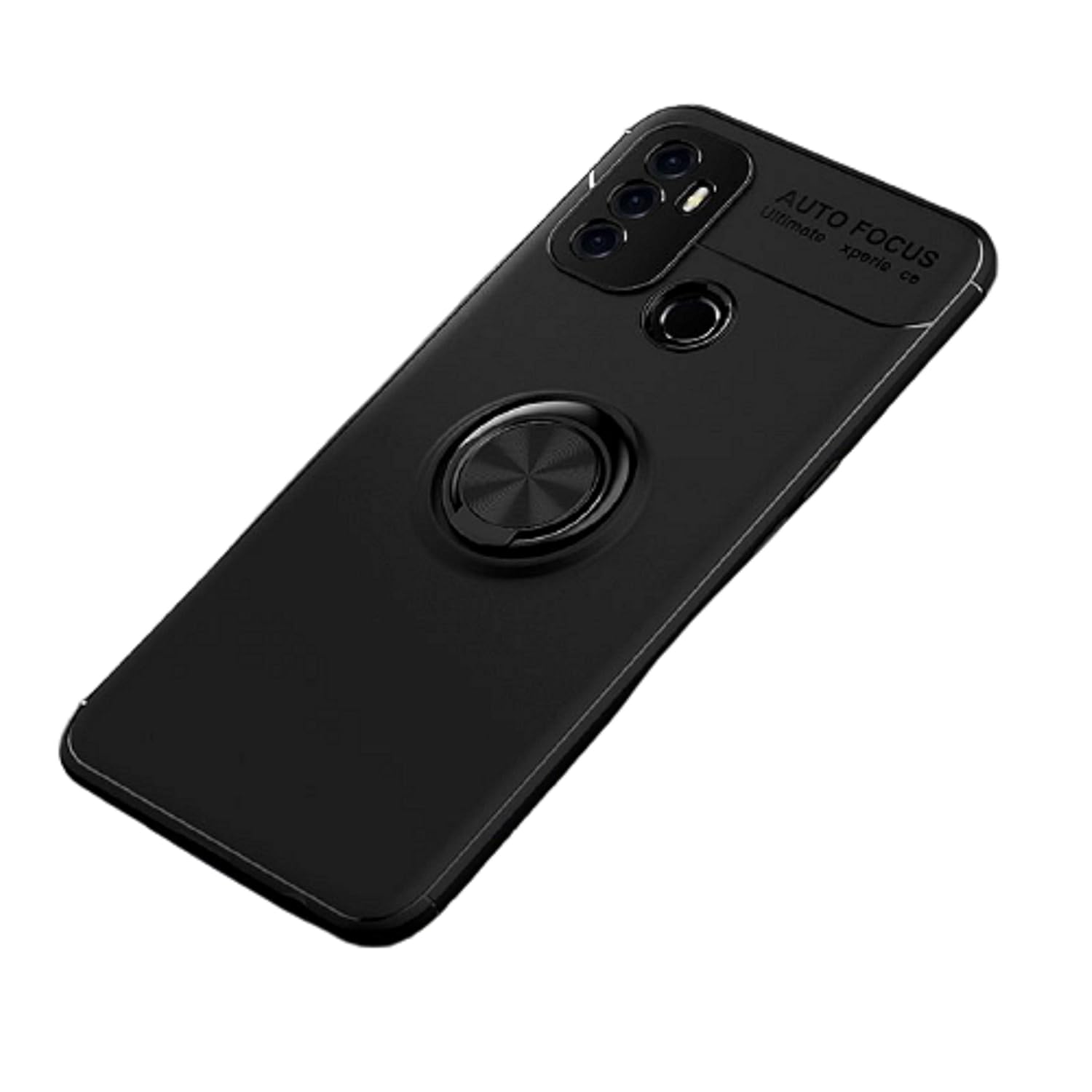SPAZY CASE Back Cover for Oppo A53/Oppo A33 (Rubber | Black | Classic)