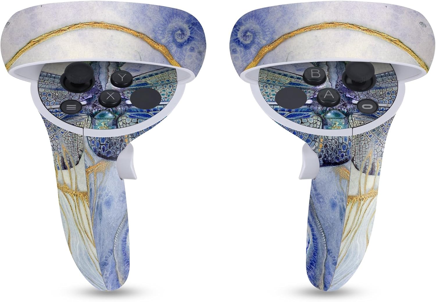 Head Case Designs Officially Licensed Stephanie Law Dragonfly Art Mix Vinyl Sticker Skin Decal Cover Compatible with Meta Quest 2