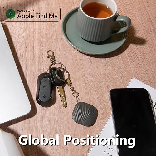Miniatura 7 de Buscador de llaves inteligentes, solo iOS (no para Android), etiqueta de seguimiento de llaves inteligente Bluetooth, funciona para Apple Find My -