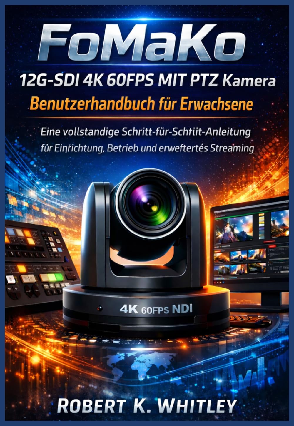 FoMaKo 12G-SDI 4K 60FPS MIT PTZ Kamera-Benutzerhandbuch für Erwachsene 2026: Eine vollständige Schritt-für-Schritt-Anleitung für Einrichtung, Betrieb ... Streaming (Die Reihe „Profi im Alltag“)