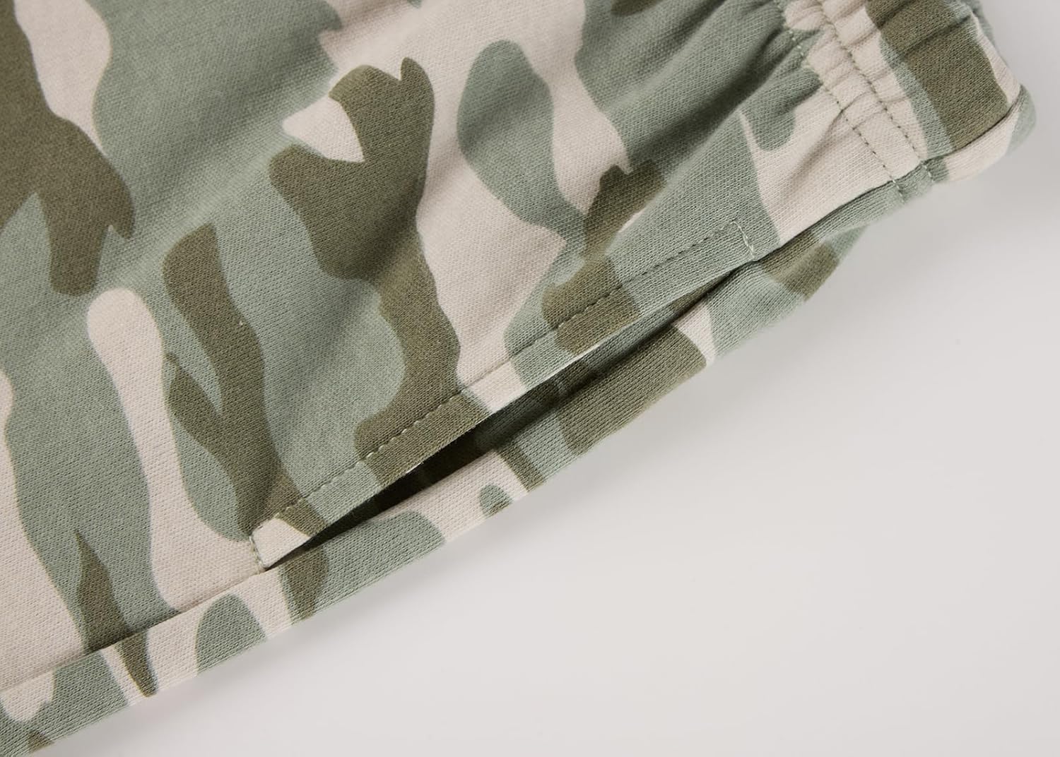 Toddler Boys Pull-on Knit Shorts, Solid Color Soft Sweat Shorts with Drawstring - Image 2