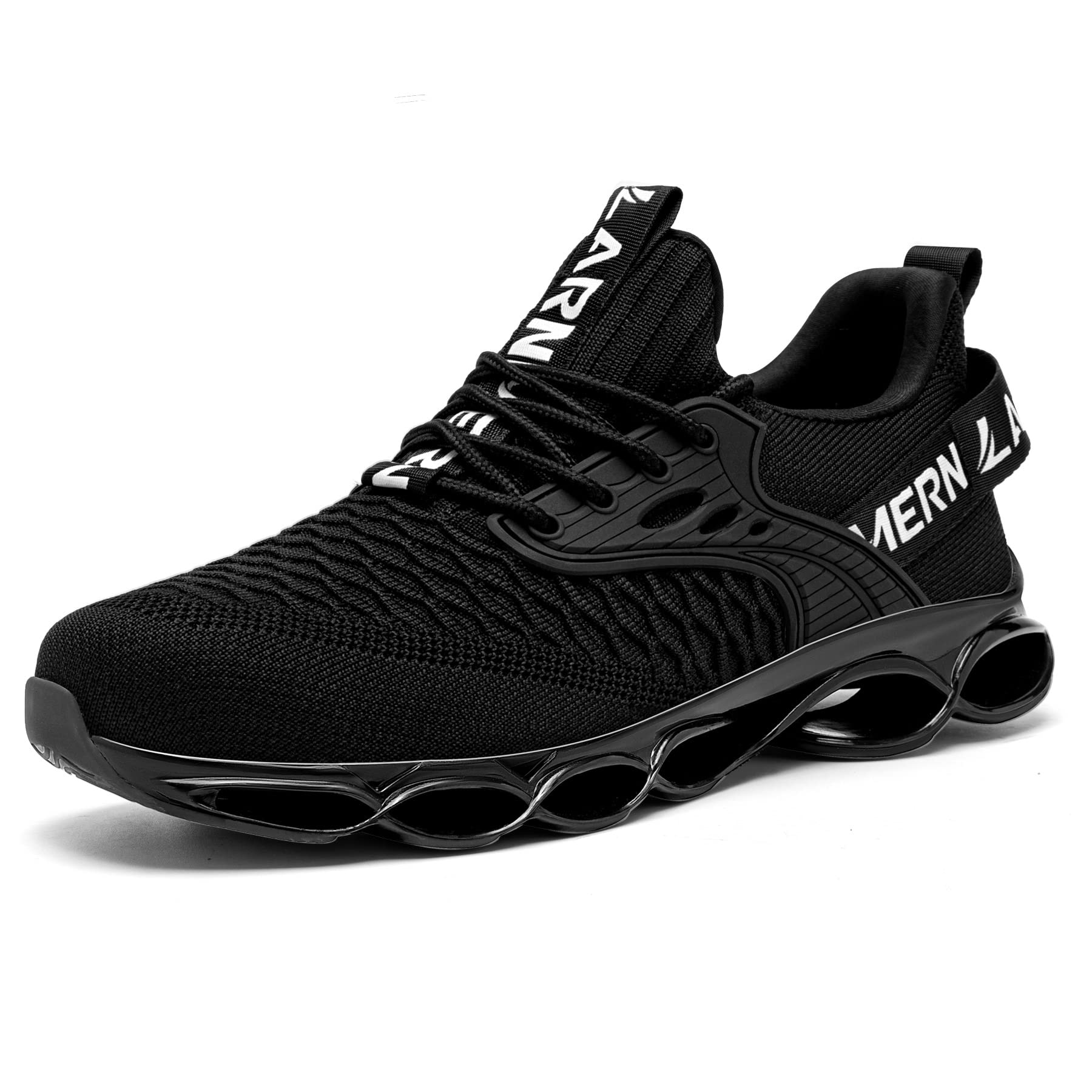 LARNMERN Steel Toe Shoes for Men Comfortable Safety Sneakers Breathable