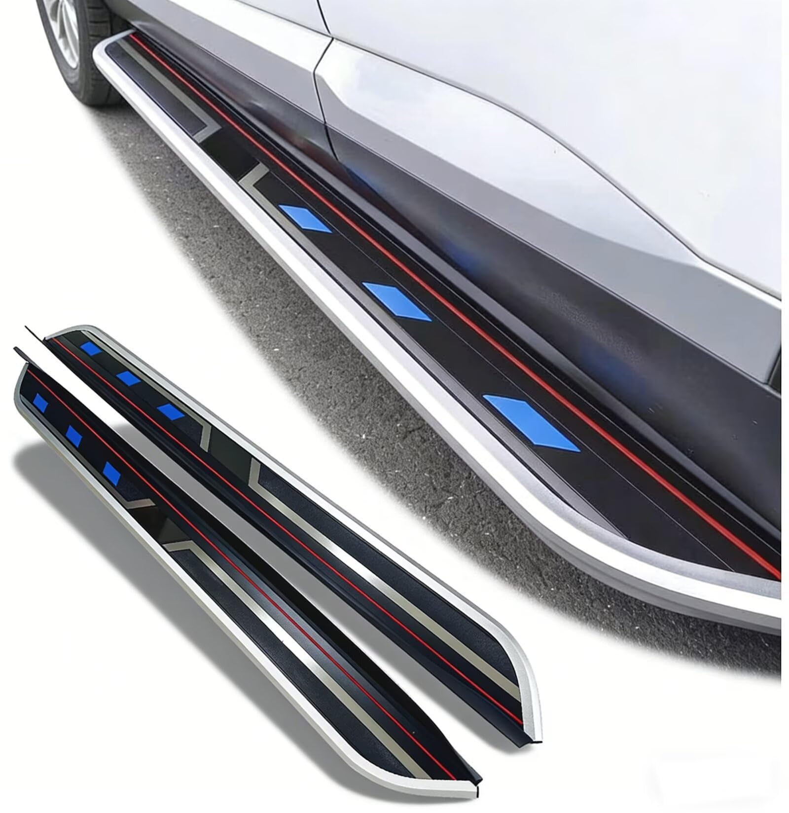 Marchepieds fixes sans perçage pour Eclipse Cross 2018-2024 noir - 8