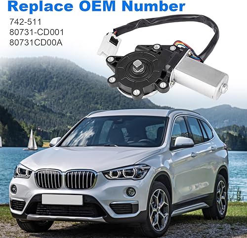 Miniatura 5 de Motor de elevación de elevalunas eléctrico delantero izquierdo Lado del conductor para Infiniti G35 2003-2007, Nissan 350Z 2003-2009 Reemplazar