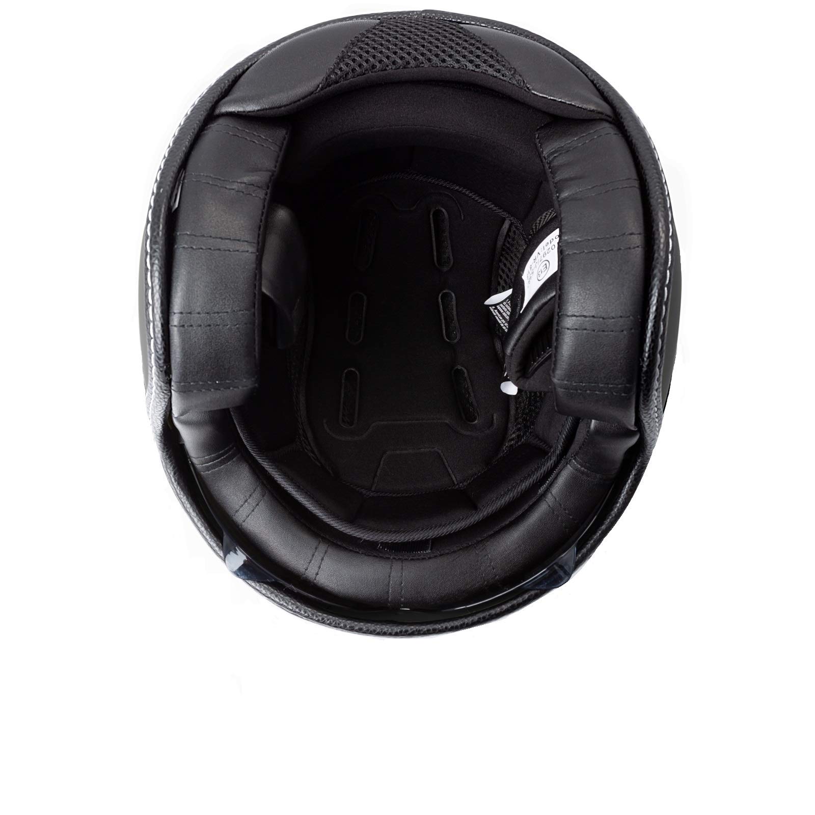 Kask typu jet Cafe Racer ECE 22-05 z osłoną przeciwsłoneczną do skutera