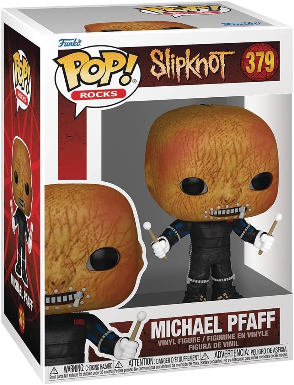 POP Rocks: Slipknot - Tortilla Man (Michael Pfaff) Funko Vinyl Figure (Bundled with Compatible Box Protector Case), Multicolored, 3.75 inches