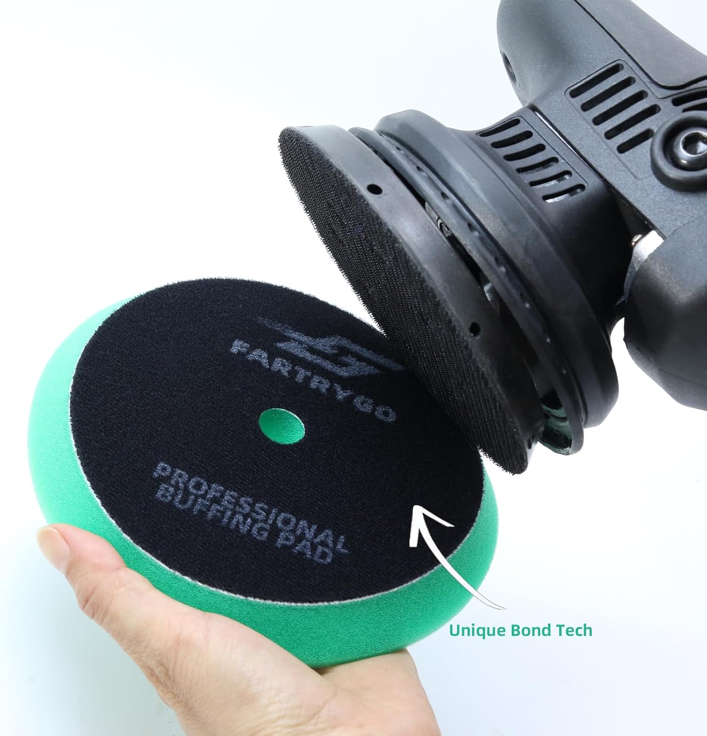 6" Foam Buffing Pads 6-Pack – Premium Polishing Pads for Heavy Cutting, Paint Correction, Scratch Removal, & Gloss – Rotary/DA Compatible