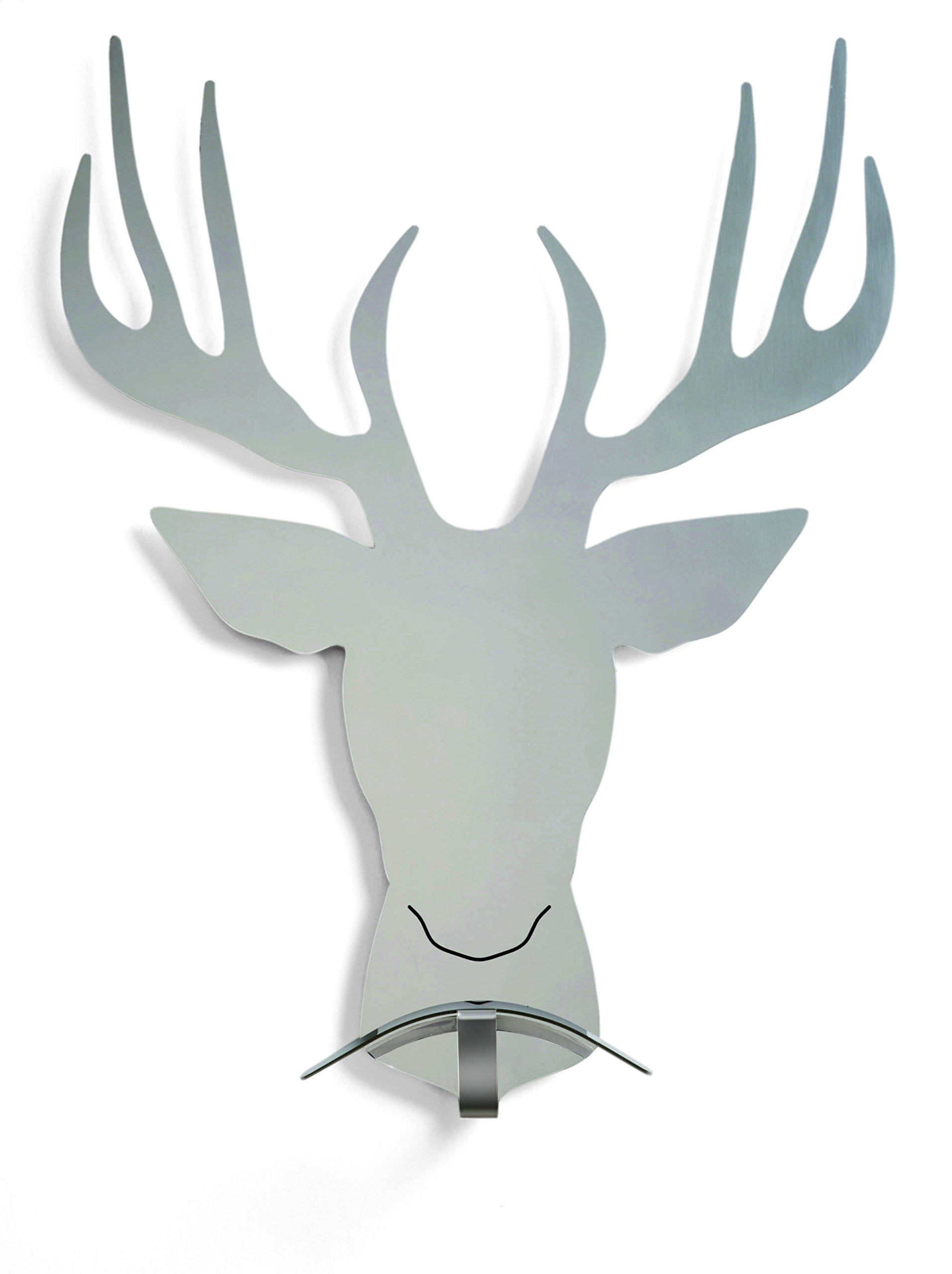 Porte-manteau mural motif cerf pour une entrée moderne et chic