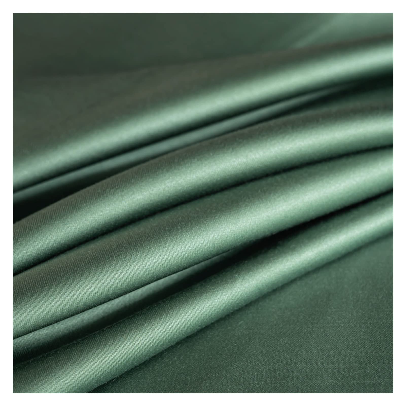 Ice Silk Bed Sheet, Silk Ice Flat Sheet Multicolor Multiple Sizes(Green,230x250cm)