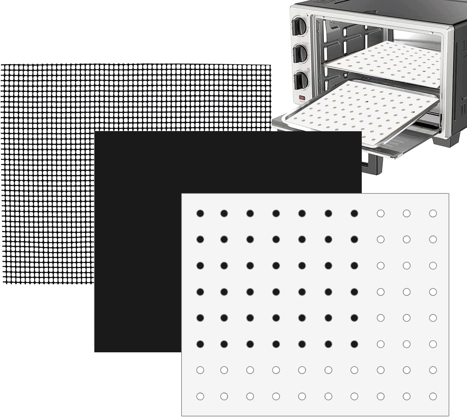 Air Fryer Parchment Paper Liners 102 PCS for 9 x 11 Toaster